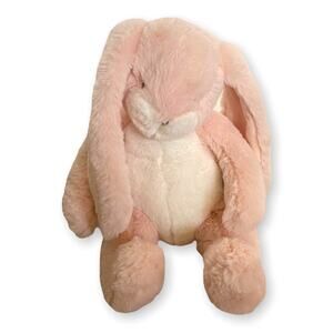 Bunnies by the Bay Pink Little Nibble Stuffed Rabbit Animal SO SOFT 12"